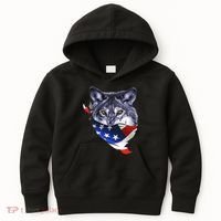 American Wolf USA Bandanna Kids Hoodie thumb 0