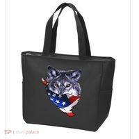 American Wolf USA Bandanna Tote Bag thumb 3
