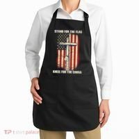 Americans Stand For The Flag Kneel For The Cross Apron thumb 2