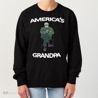 America's Grandpa Bernie Sanders Mitten Meme Women's Sweatshirt thumb 0
