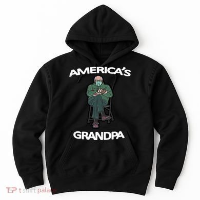 America's Grandpa Bernie Sanders Mitten Meme Hoodie