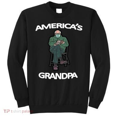 America's Grandpa Bernie Sanders Mitten Meme Sweatshirt