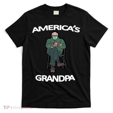 America's Grandpa Bernie Sanders Mitten Meme T-Shirt