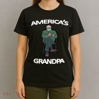 America's Grandpa Bernie Sanders Mitten Meme T-Shirt thumb 4