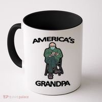 America's Grandpa Bernie Sanders Mitten Meme Coffee Mug thumb 0