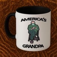 America's Grandpa Bernie Sanders Mitten Meme Coffee Mug thumb 2