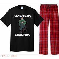 America's Grandpa Bernie Sanders Mitten Meme Pajama Set thumb 0