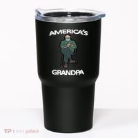 America's Grandpa Bernie Sanders Mitten Meme Tumbler thumb 0