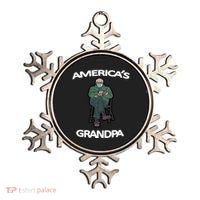 America's Grandpa Bernie Sanders Mitten Meme Ornament thumb 0