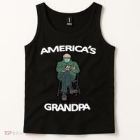 America's Grandpa Bernie Sanders Mitten Meme Tank Top thumb 2