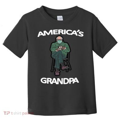 America's Grandpa Bernie Sanders Mitten Meme Toddler T-Shirt