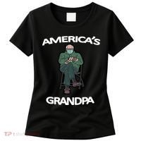 America's Grandpa Bernie Sanders Mitten Meme Women's T-Shirt thumb 0