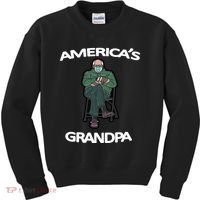 America's Grandpa Bernie Sanders Mitten Meme Kids Sweatshirt thumb 0