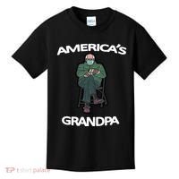 America's Grandpa Bernie Sanders Mitten Meme Kids T-Shirt thumb 0