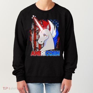 Americorn Unicorn Flag Women's Sweatshirt