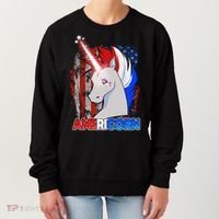 Americorn Unicorn Flag Women's Sweatshirt thumb 0