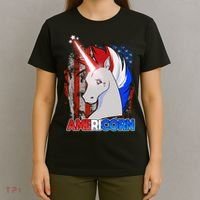 Americorn Unicorn Flag T-Shirt thumb 4