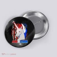 Americorn Unicorn Flag Button thumb 0