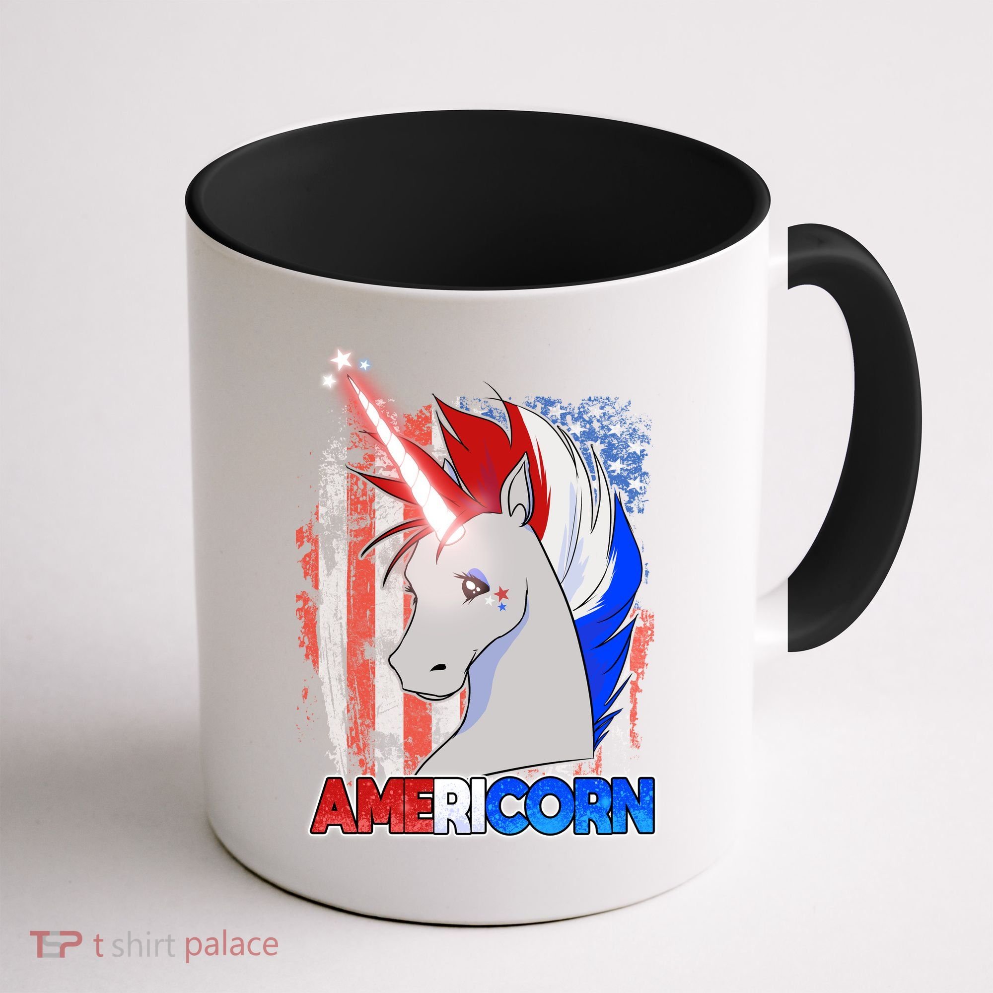 Americorn Unicorn Flag Coffee Mug