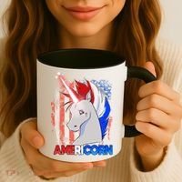 Americorn Unicorn Flag Coffee Mug thumb 3