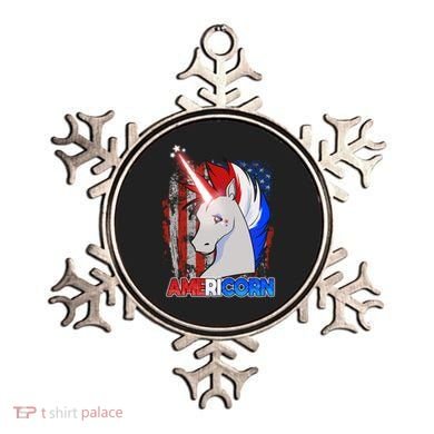 Americorn Unicorn Flag Ornament