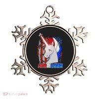 Americorn Unicorn Flag Ornament thumb 0