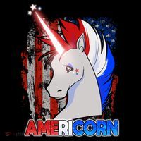 Americorn Unicorn Flag Ornament thumb 1