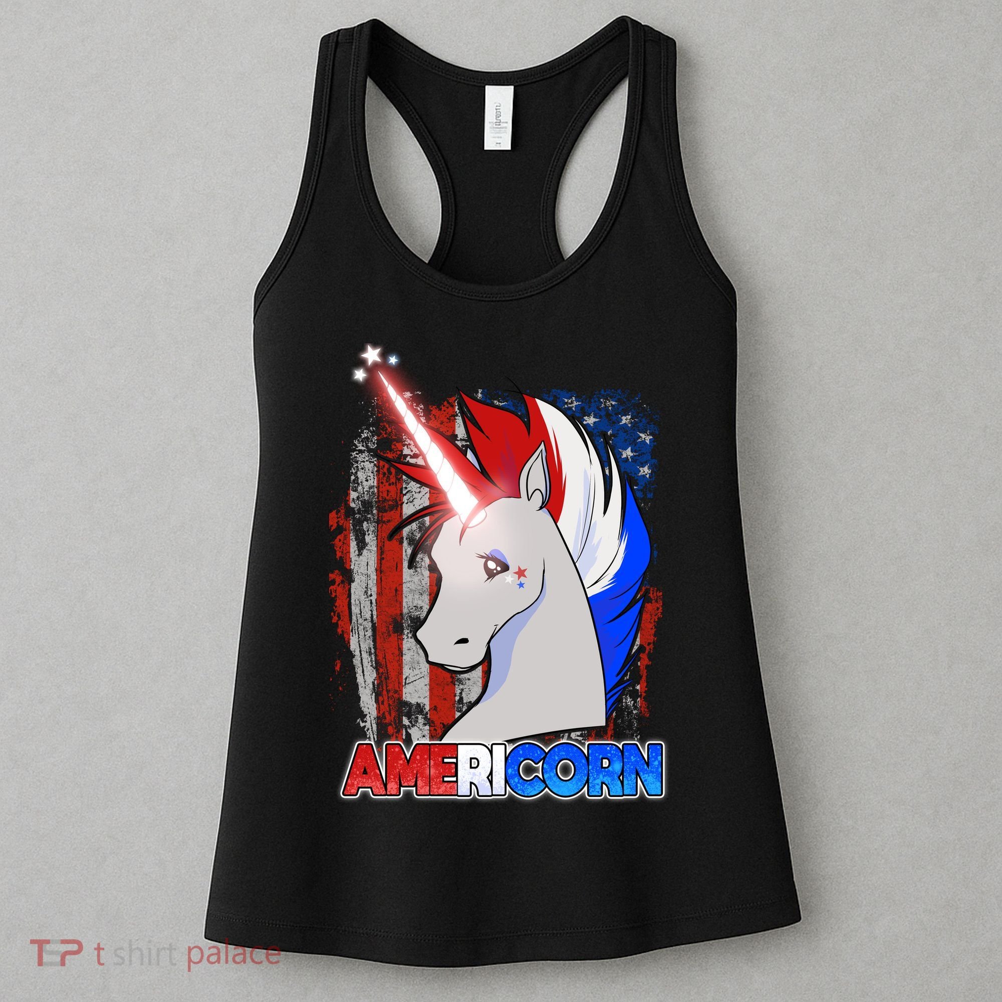 Americorn Unicorn Flag Women's Tank Top
