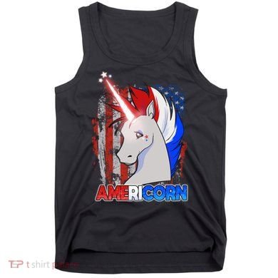 Americorn Unicorn Flag Tank Top