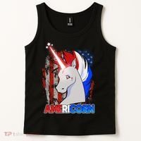 Americorn Unicorn Flag Tank Top thumb 2