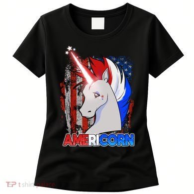 Americorn Unicorn Flag Women's T-Shirt