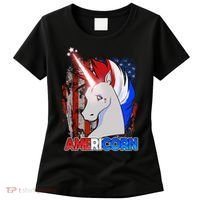 Americorn Unicorn Flag Women's T-Shirt thumb 0