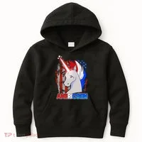 Americorn Unicorn Flag Kids Hoodie thumb 0
