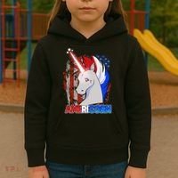 Americorn Unicorn Flag Kids Hoodie thumb 3