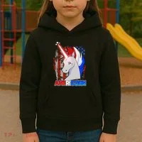 Americorn Unicorn Flag Kids Hoodie thumb 3