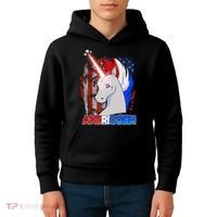 Americorn Unicorn Flag Kids Hoodie thumb 4
