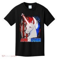 Americorn Unicorn Flag Kids T-Shirt thumb 0