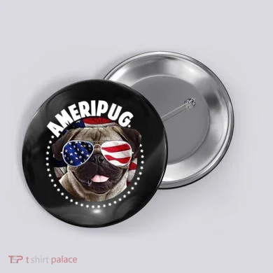 Ameripug Button
