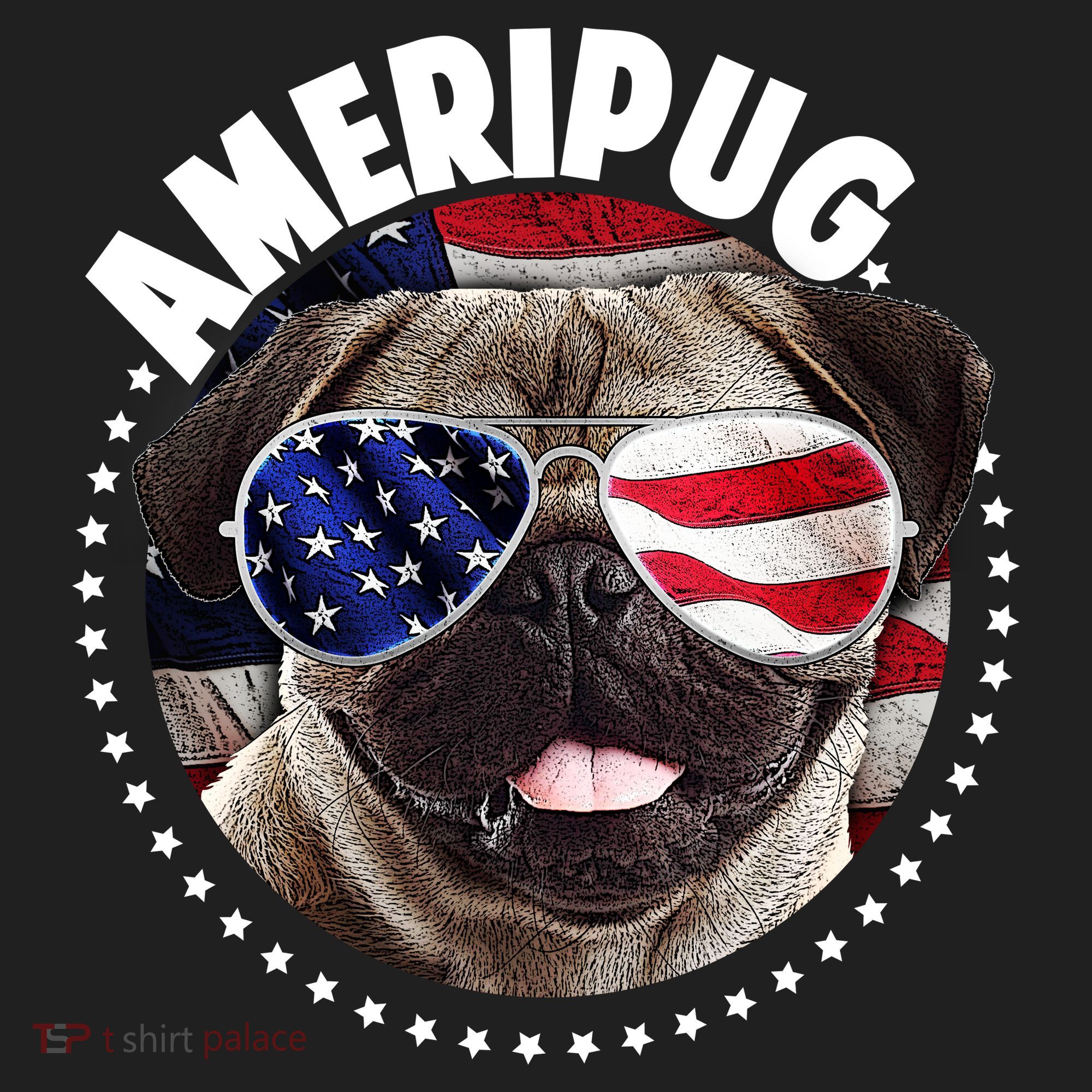 Ameripug Golf Towel