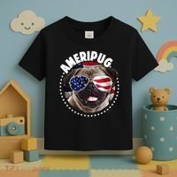 Ameripug Toddler T-Shirt thumb 3
