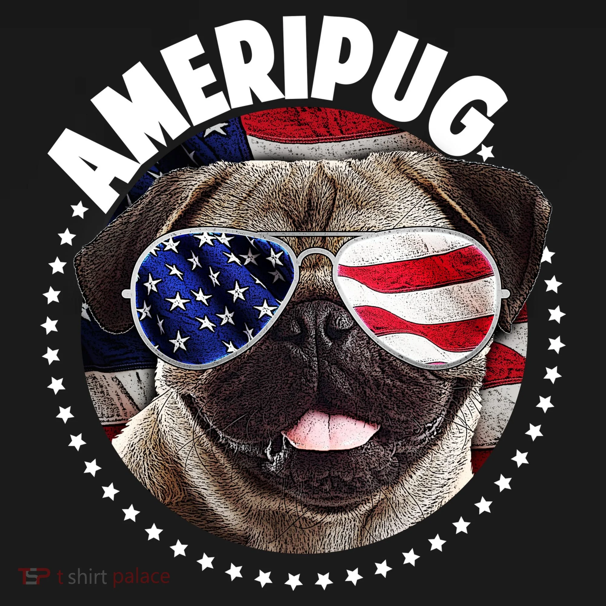 Ameripug Toddler T-Shirt