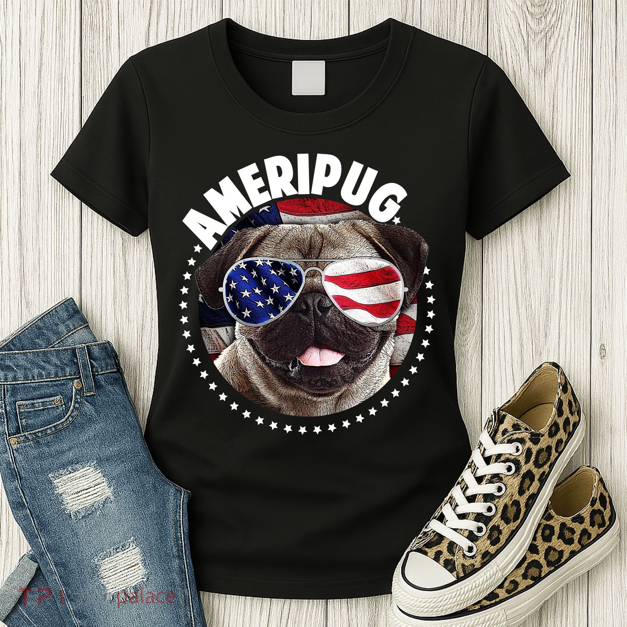 Ameripug Women's T-Shirt