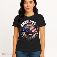 Ameripug Women's T-Shirt thumb 4
