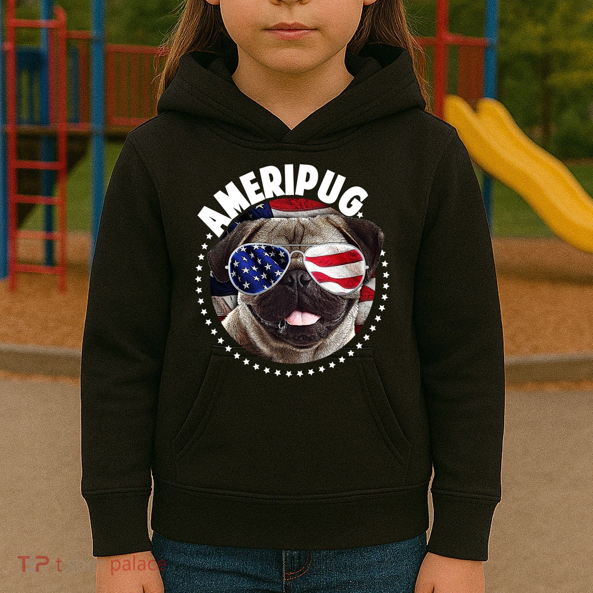 Ameripug Kids Hoodie