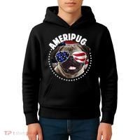 Ameripug Kids Hoodie thumb 4