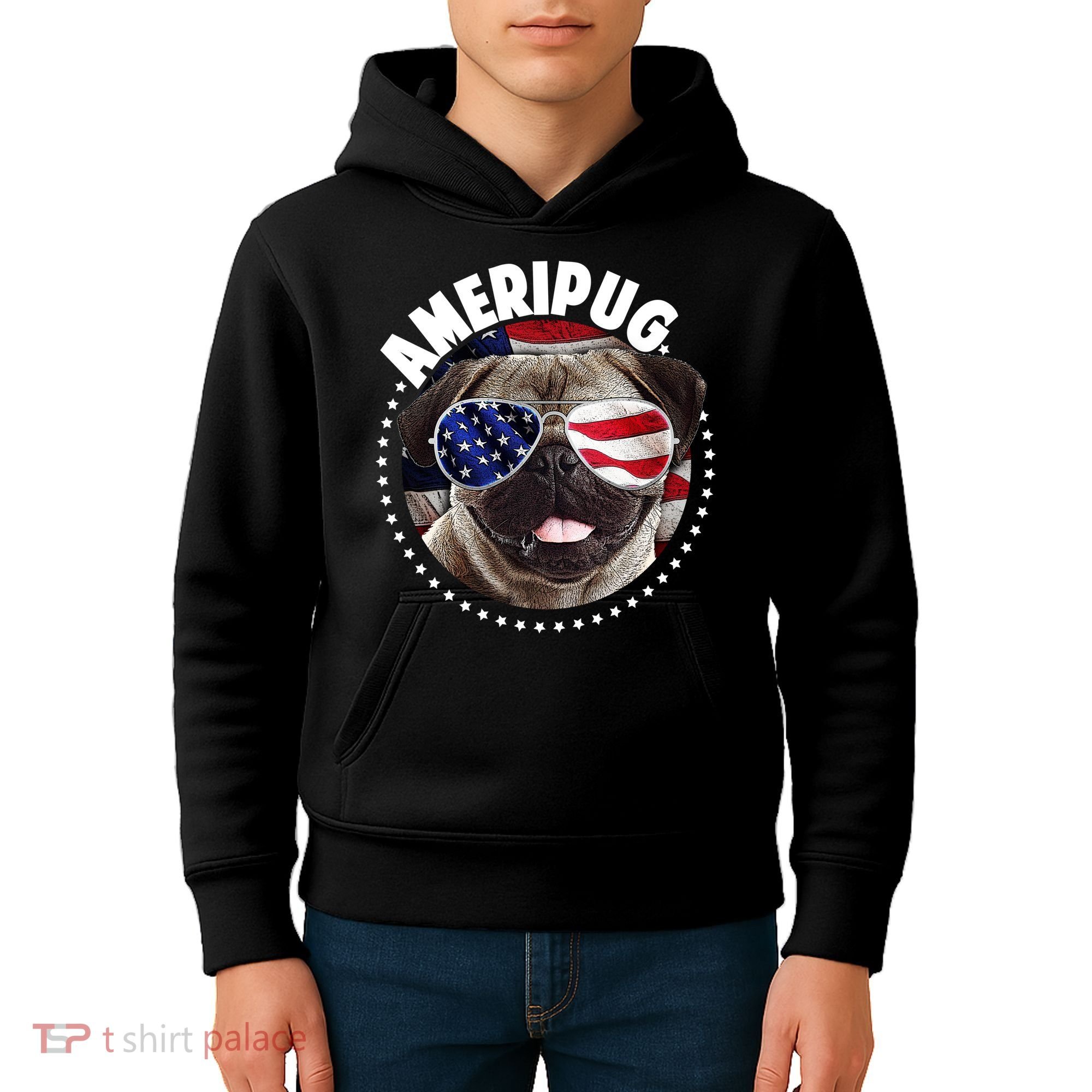 Ameripug Kids Hoodie
