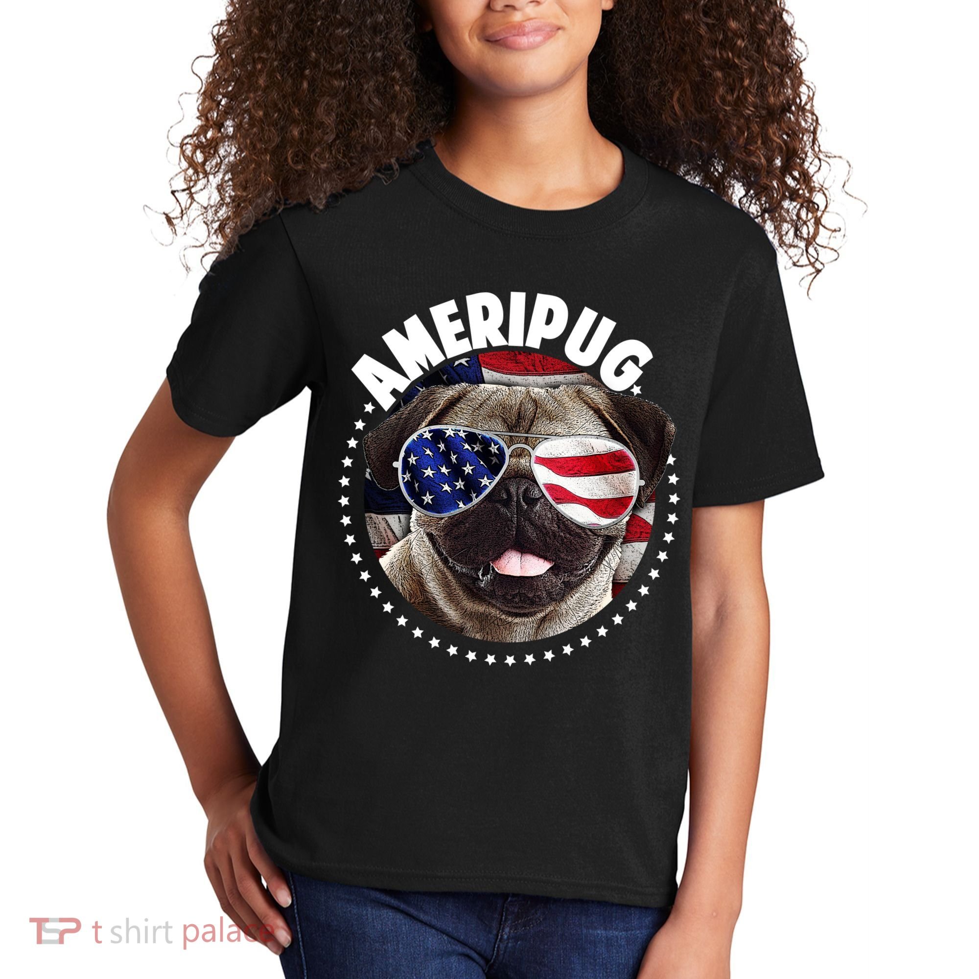 Ameripug Kids T-Shirt