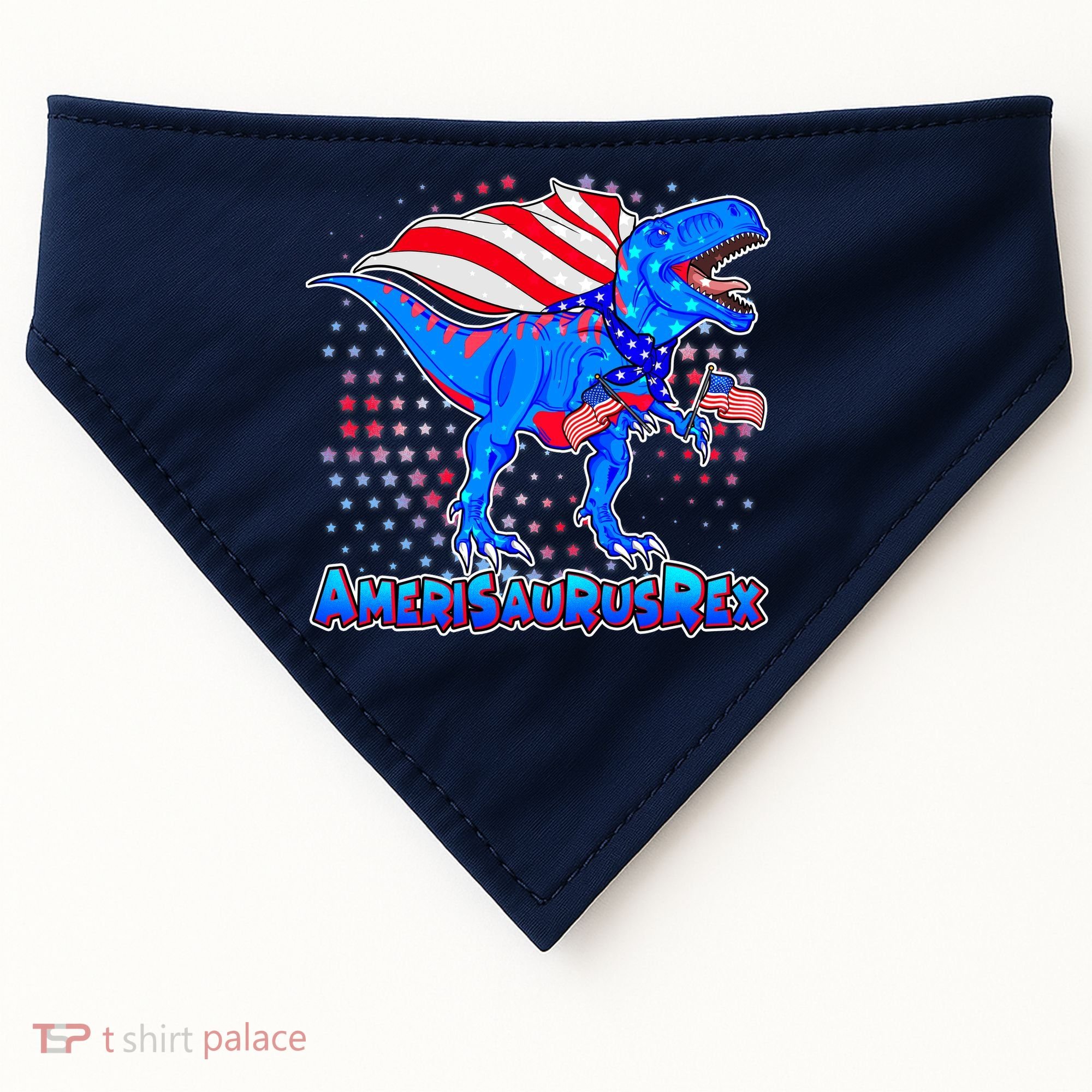 Amerisaurus Rex USA-Made Doggie Bandana