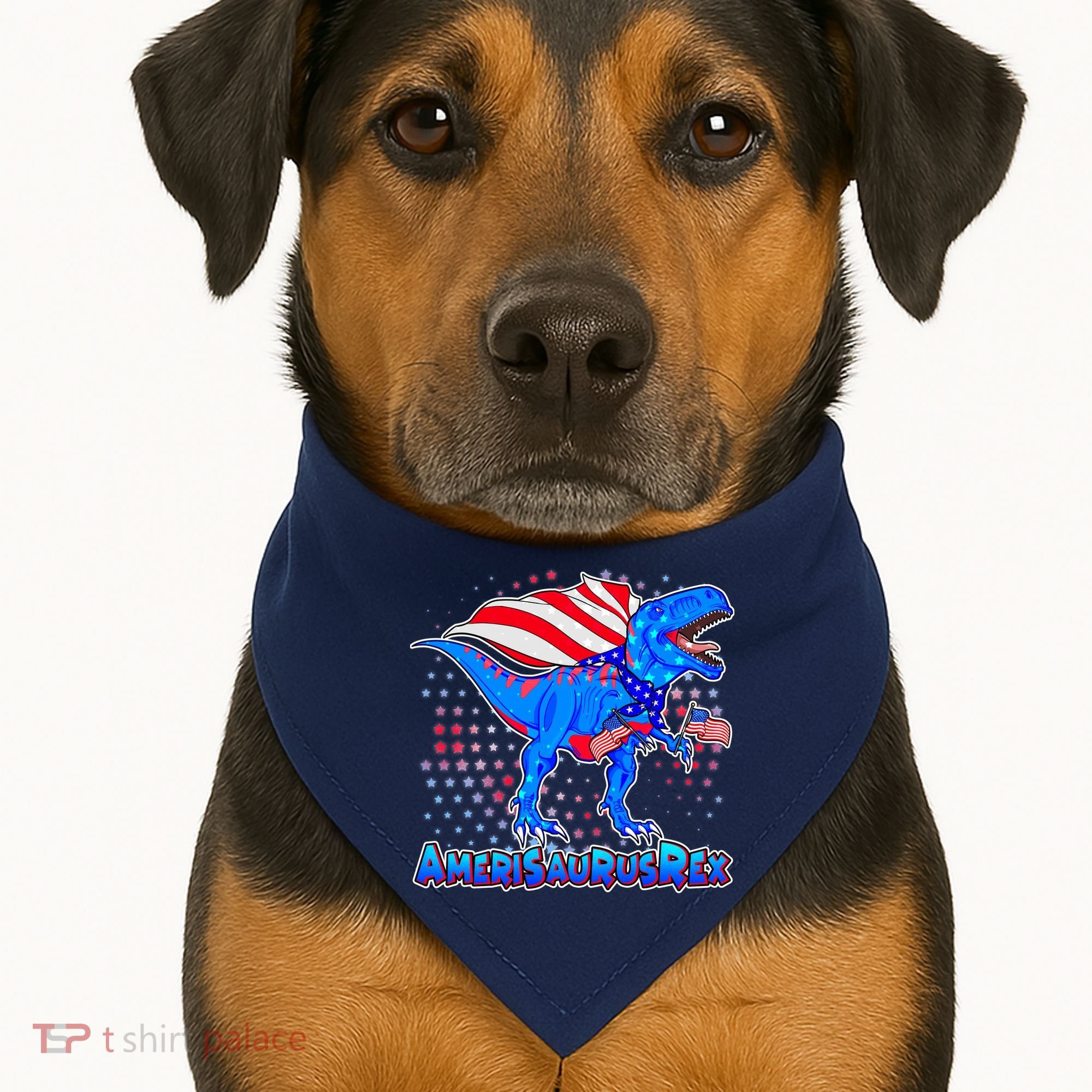 Amerisaurus Rex USA-Made Doggie Bandana