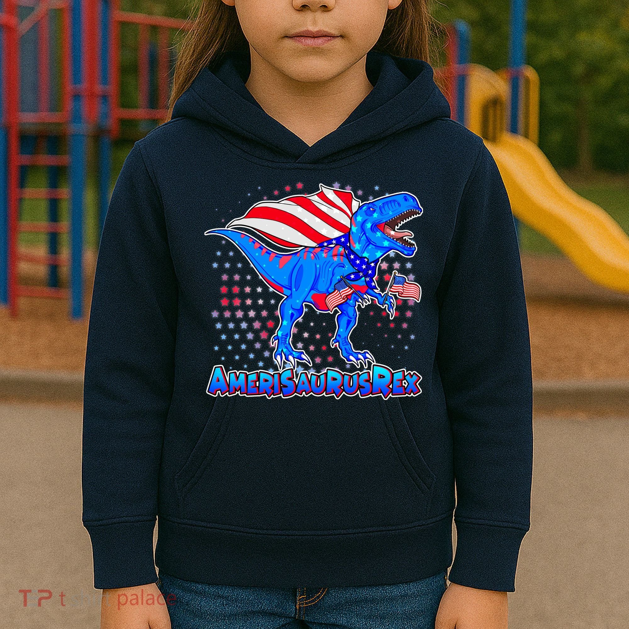 Amerisaurus Rex Kids Hoodie
